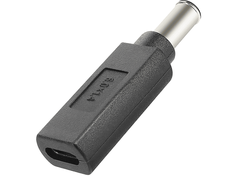 AVIZAR USB-C / 6.0 x 1.4mm Ladegerät-Adapter Universal, Schwarz
