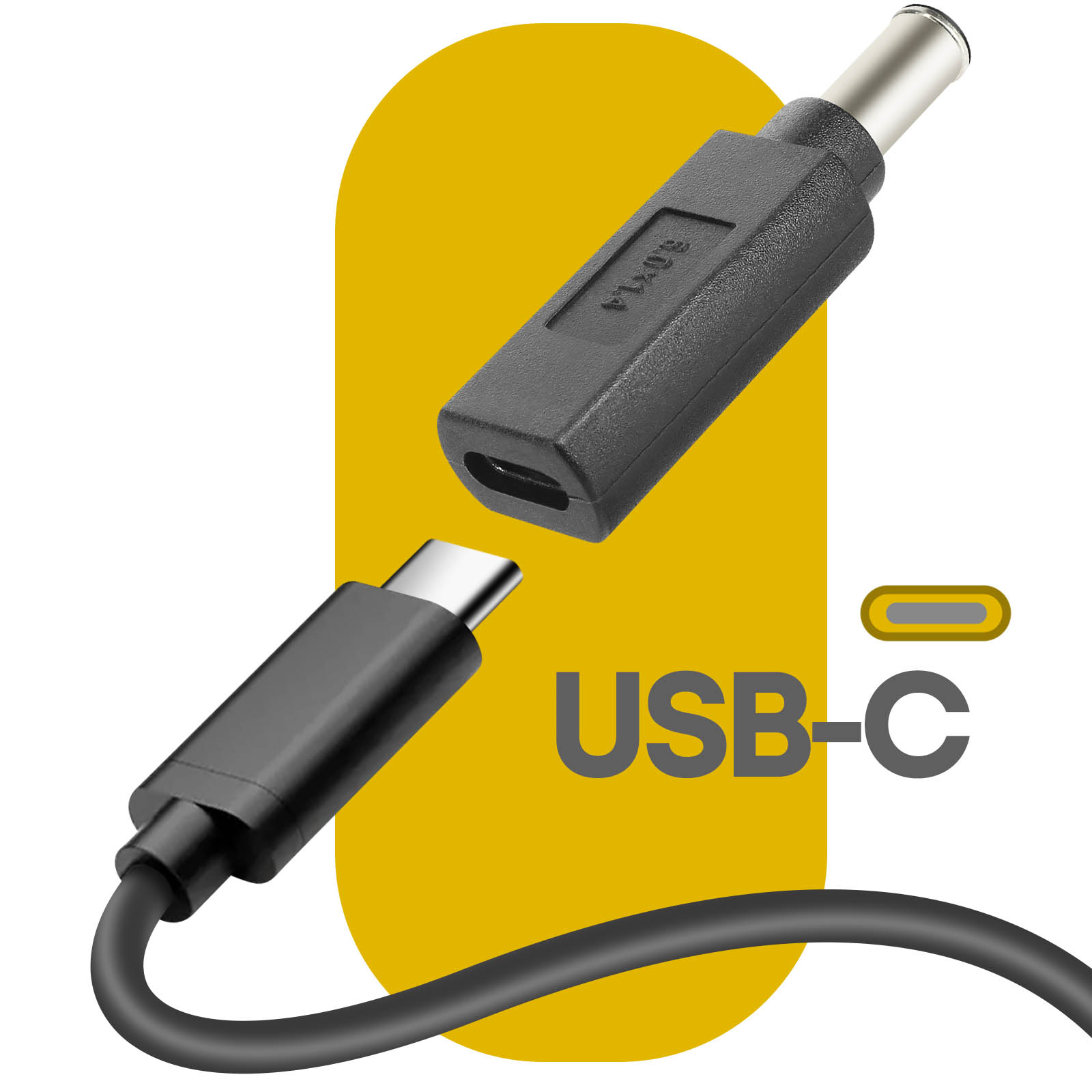 AVIZAR Schwarz 6.0 USB-C 1.4mm Universal, x Ladegerät-Adapter /