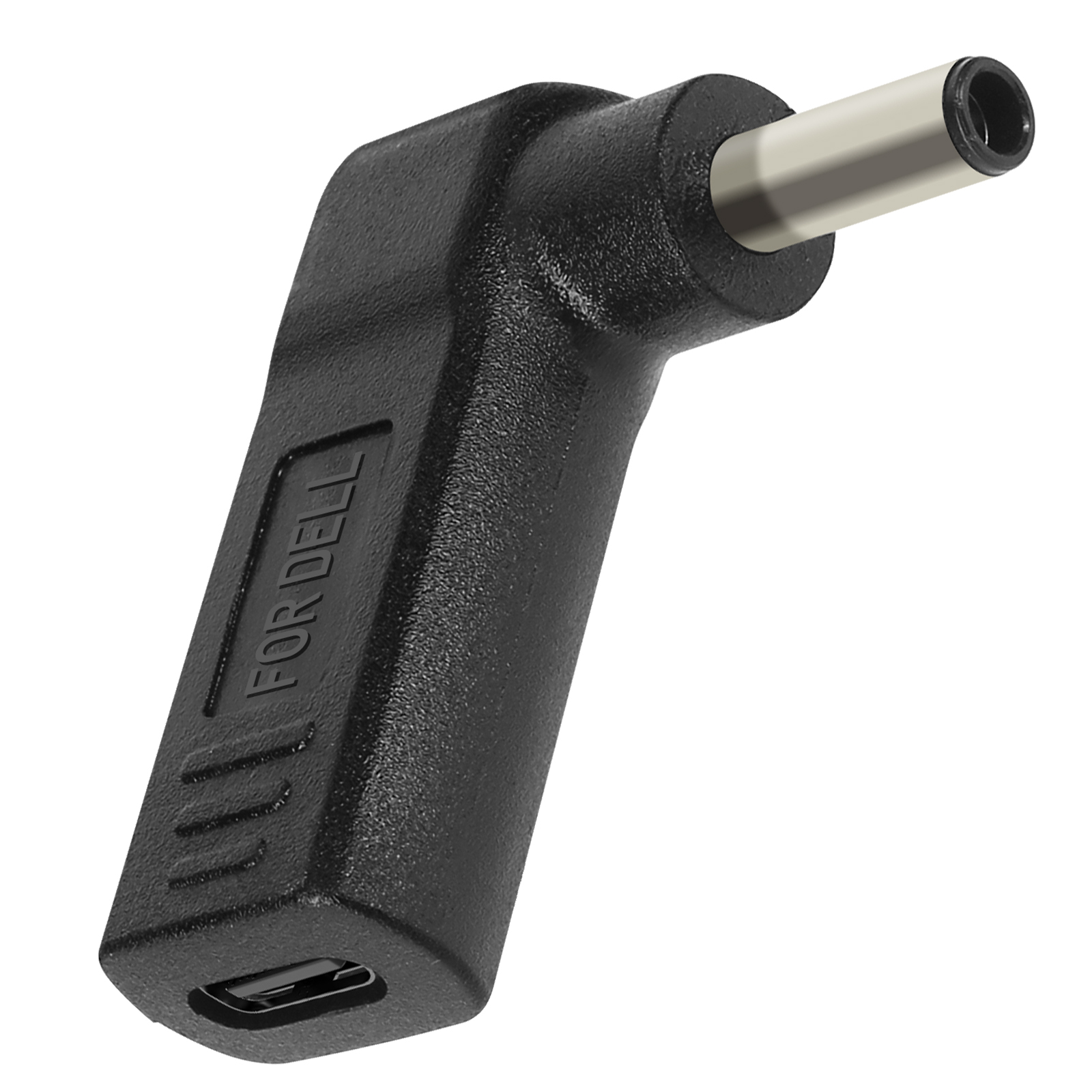 USB-C 3.0mm Universal, abgewinkelt x Ladegerät-Adapter 4.5 / Schwarz AVIZAR