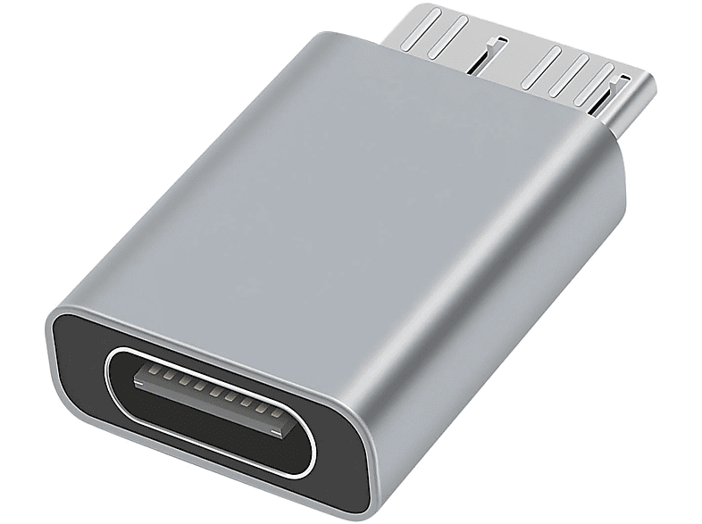 USB-C B / USB-Adapter Micro Grau AVIZAR Universal,