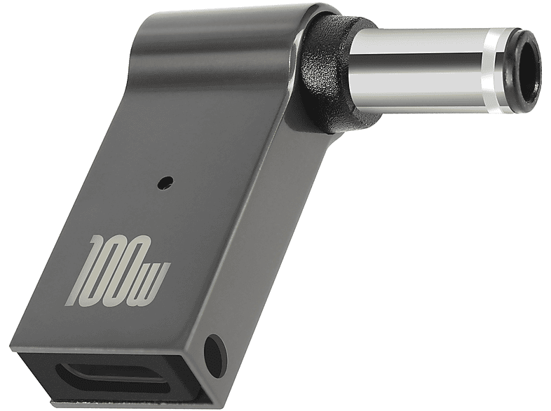 AVIZAR USB-C / 6.0 x 1.4mm Ladegerät-Adapter Universal, Grau