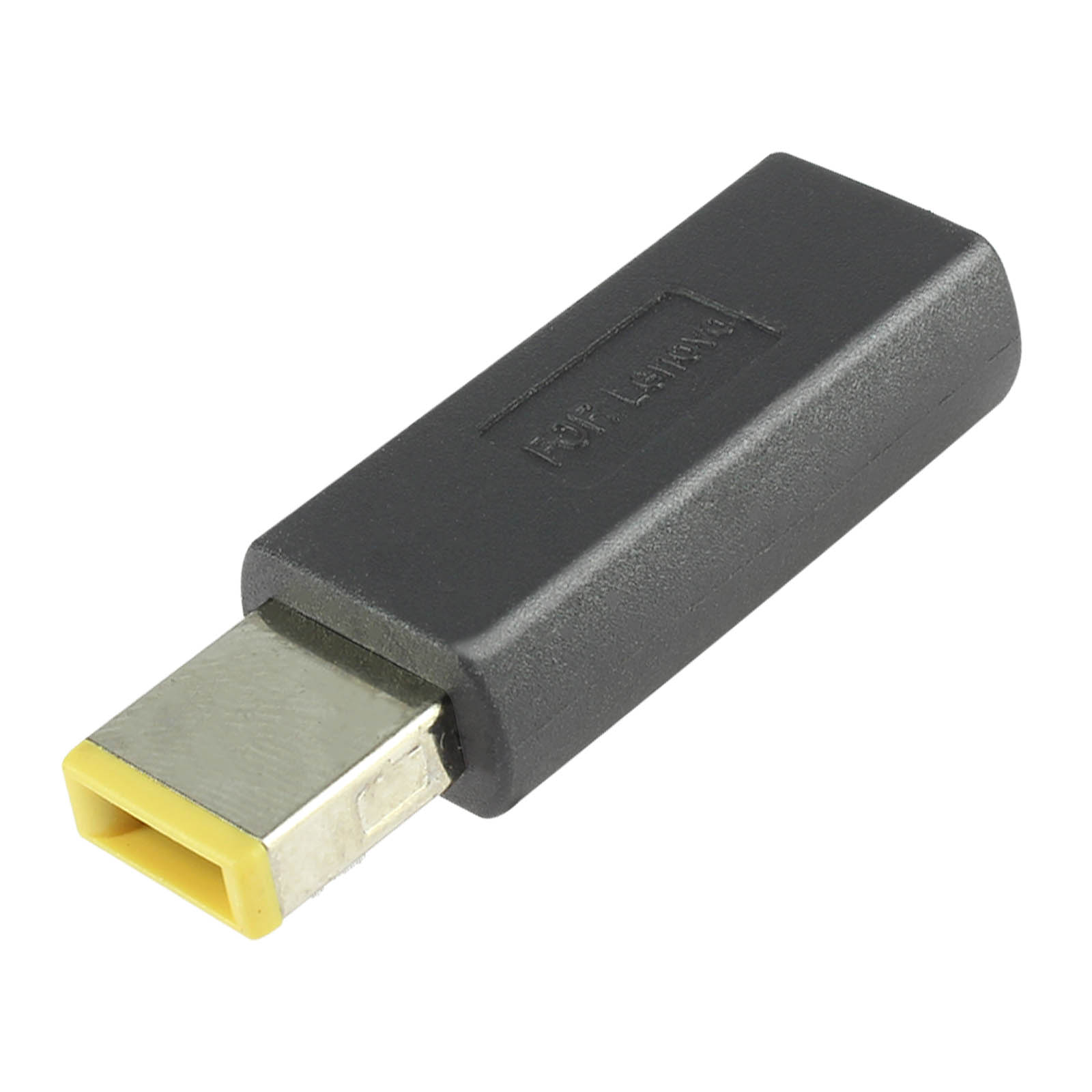 / quadratischer Ladegerät-Adapter USB-C Schwarz AVIZAR Universal, Stecker