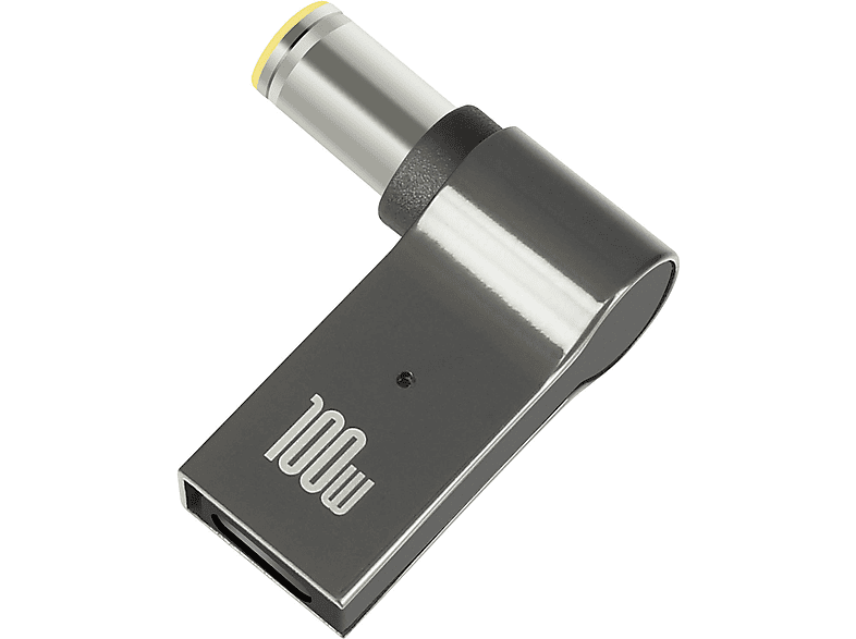 AVIZAR USB-C / 7.9 x 5.5mm Ladegerät-Adapter Universal, Grau