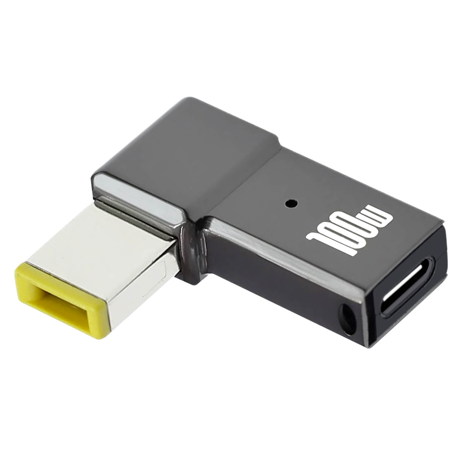 AVIZAR USB-C / quadratischer Ladegerät-Adapter Stecker Universal, Grau