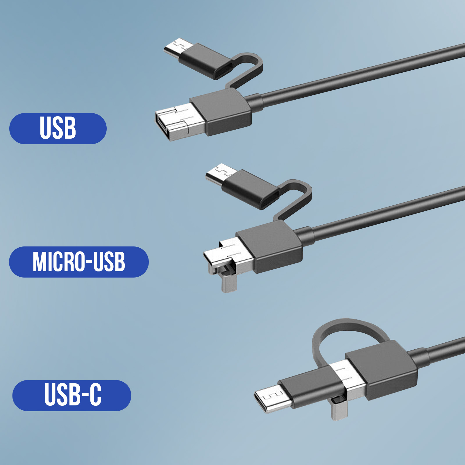 AVIZAR Endoskopkamera USB-C, Micro-USB, USB Schwarz- Endoskop-Kamera Anschlüsse