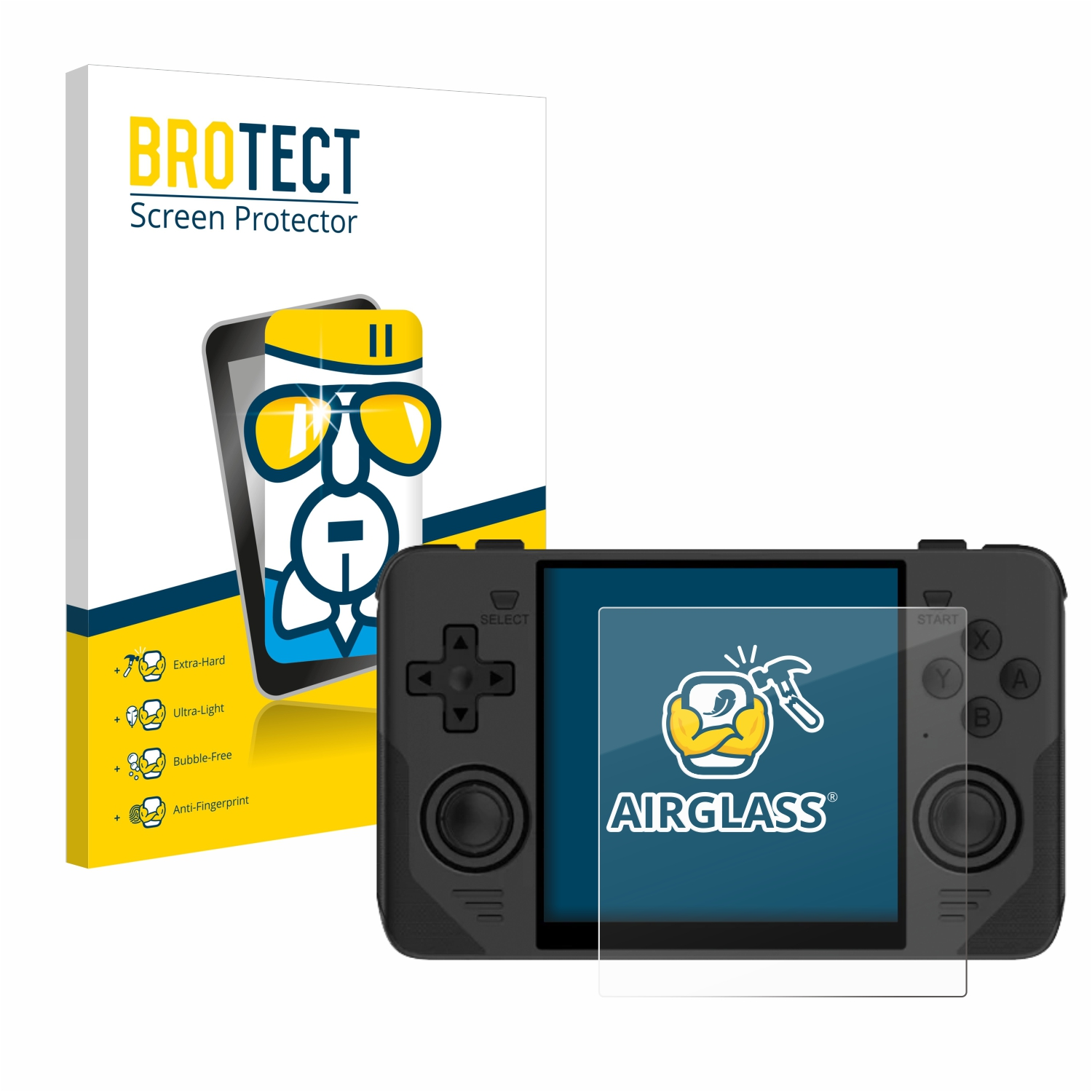 RGB30) Airglass Schutzfolie(für Powkiddy klare BROTECT