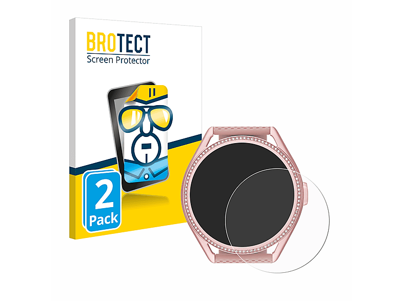 BROTECT 2x klare transparente Schutzfolie (für Michael Kors Access MKGO Gen 5E MKT 5116)
