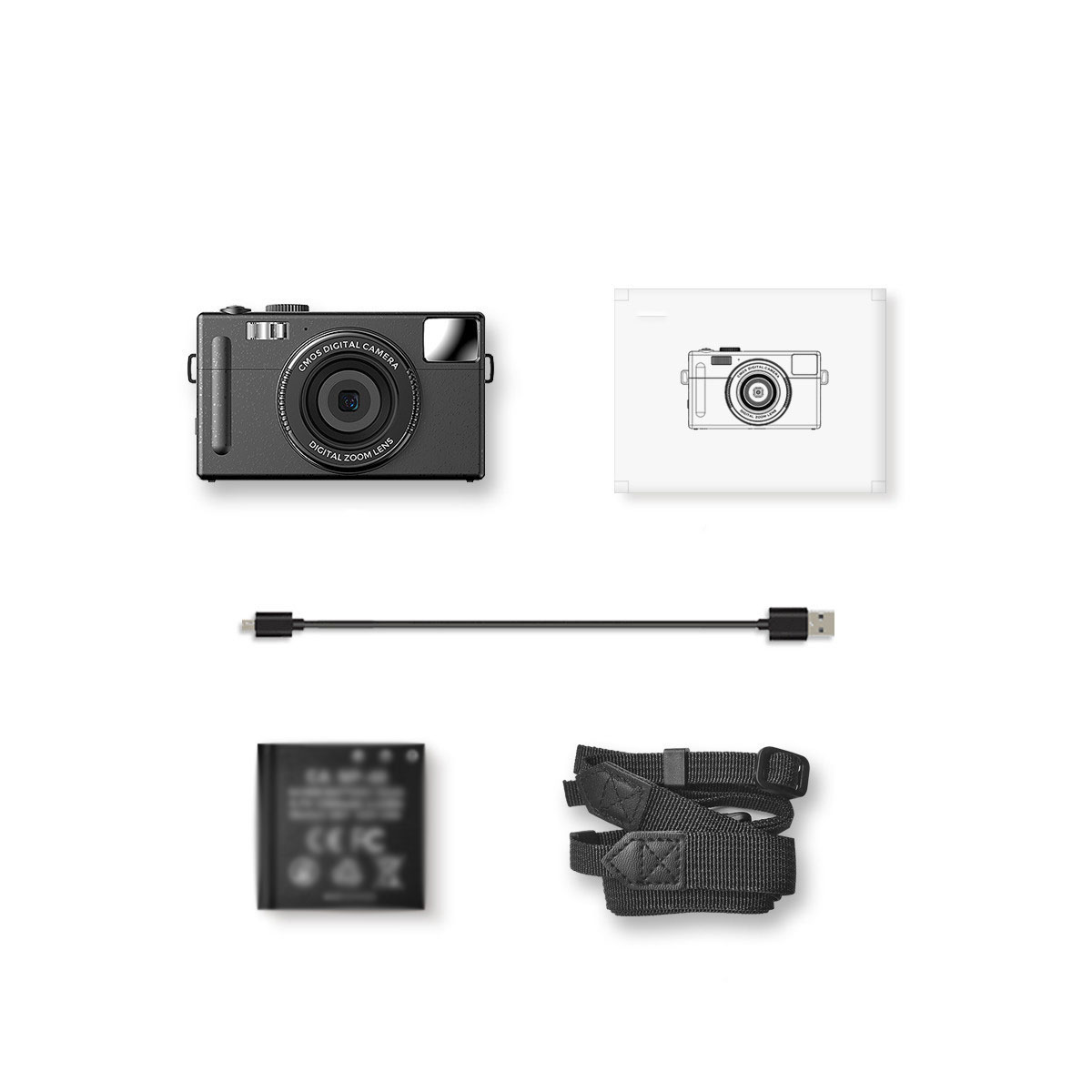 Stummschaltung - Digitalkamera Gesichtserkennung mit High-Definition-Digitalkamera Knopfdruck, SYNTEK auf Rosa-