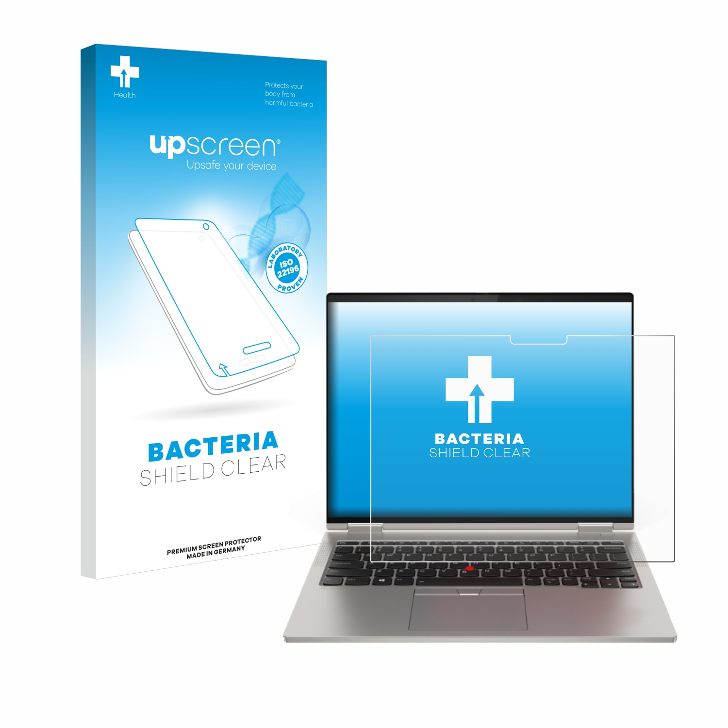 UPSCREEN antibakteriell klare Schutzfolie(für Lenovo Gen 1) ThinkPad Yoga X1 Titanium
