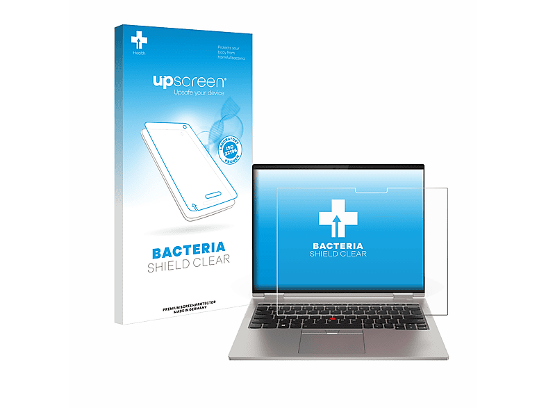 UPSCREEN antibakteriell klare Schutzfolie(für Lenovo ThinkPad X1 Titanium Yoga Gen 1)