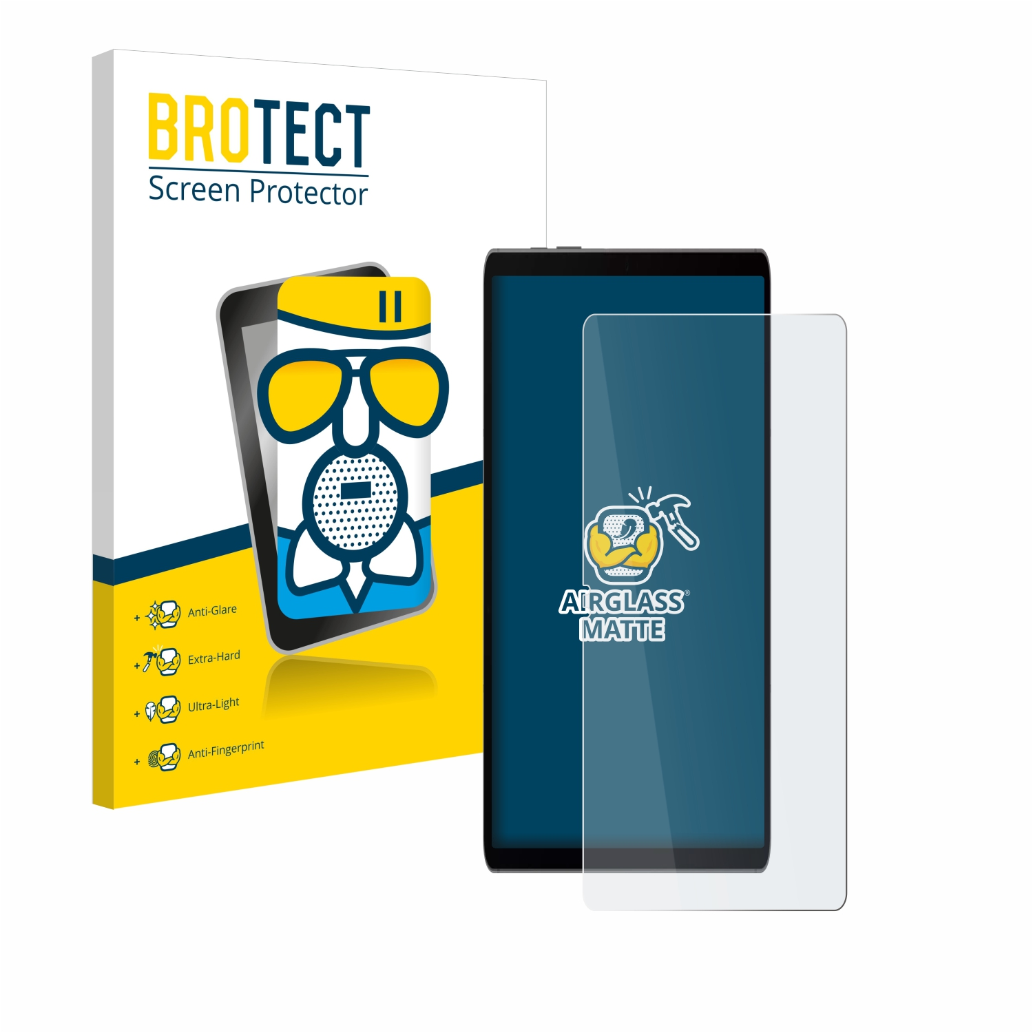 matte Galaxy Schutzfolie(für S9 BROTECT Airglass FE) Samsung Tab
