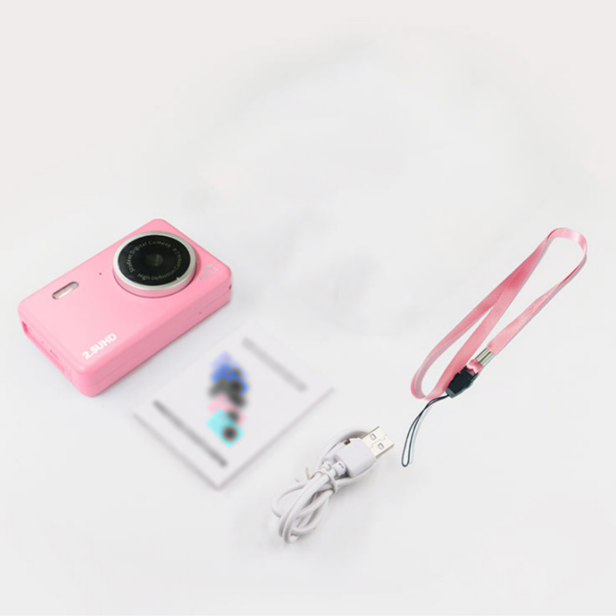 SYNTEK Studenten-Digitalkamera Digitalkamera - Duale und Front- Filter rosa, LCD Rückkameras, intelligente