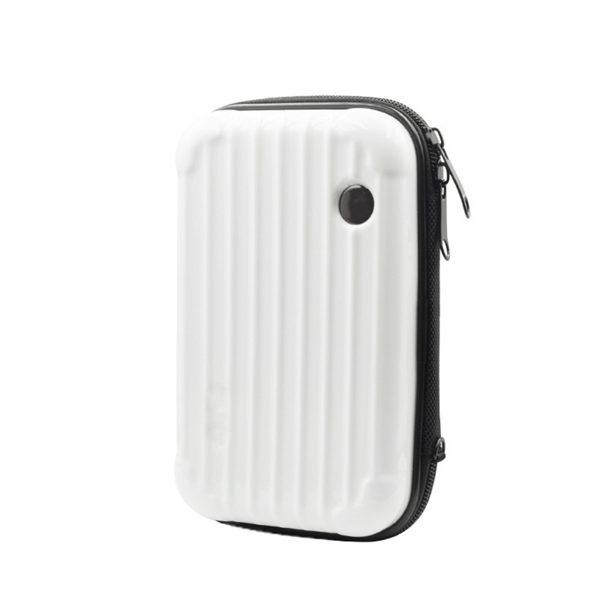 SYNTEK Insta360 go3 Schutz Kameratasche, verbessertem Hartschalenkoffer - weiß mit pouch
