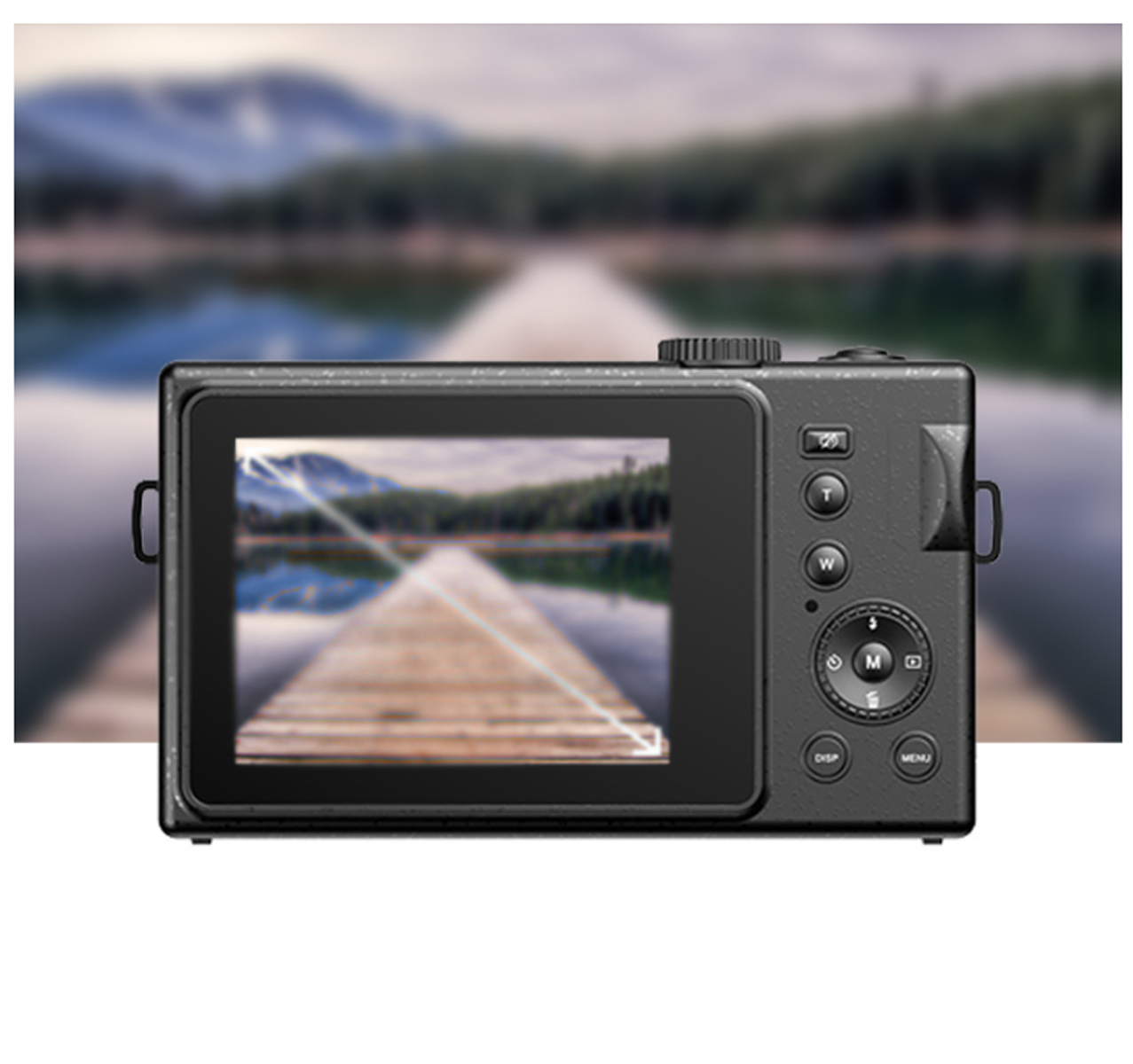 Mehrere Digitalkamera Stabilisierung LCD- Hochauflösende elektronische SYNTEK Filtereffekte, Schwarz, - Digitalkamera