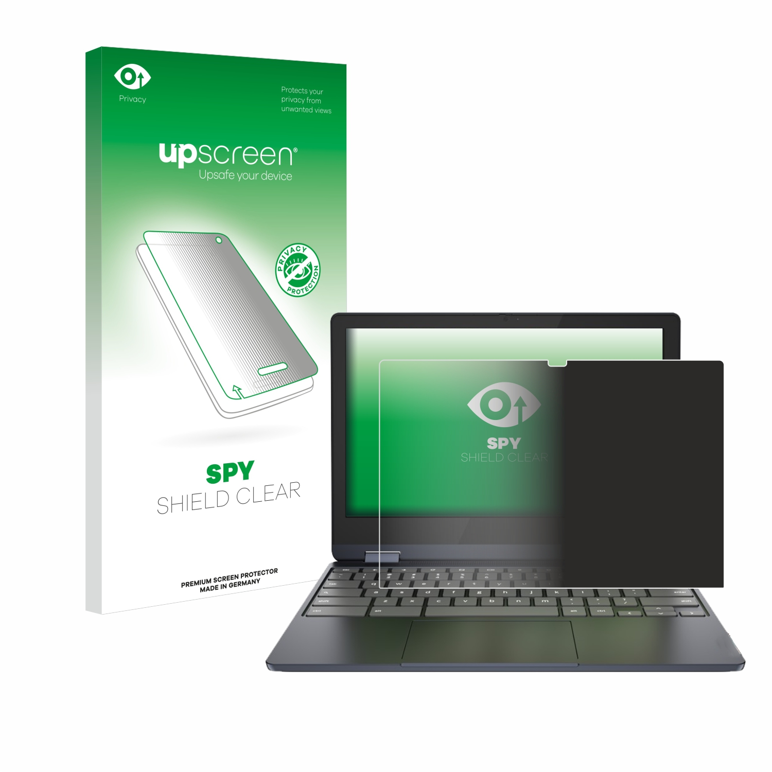 UPSCREEN Anti-Spy Schutzfolie(für Lenovo 3 Chromebook Flex 11IJL6) IdeaPad