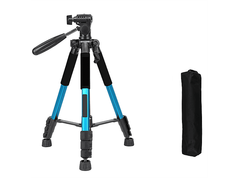 SYNTEK Stativ blau DSLR Kamera live Handy Halterung tragbares Stativ ...