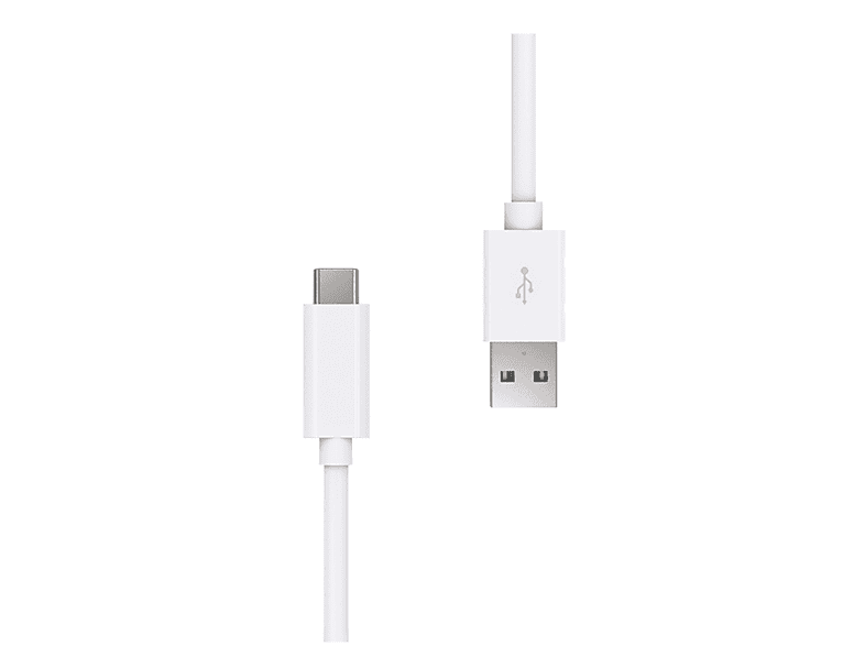 25 Kabel USB-A Geräte USB-C USB-C ARTWIZZ wie Ladekabel, Weiß auf Notebooks, Tablets, cm, für Smartphones,