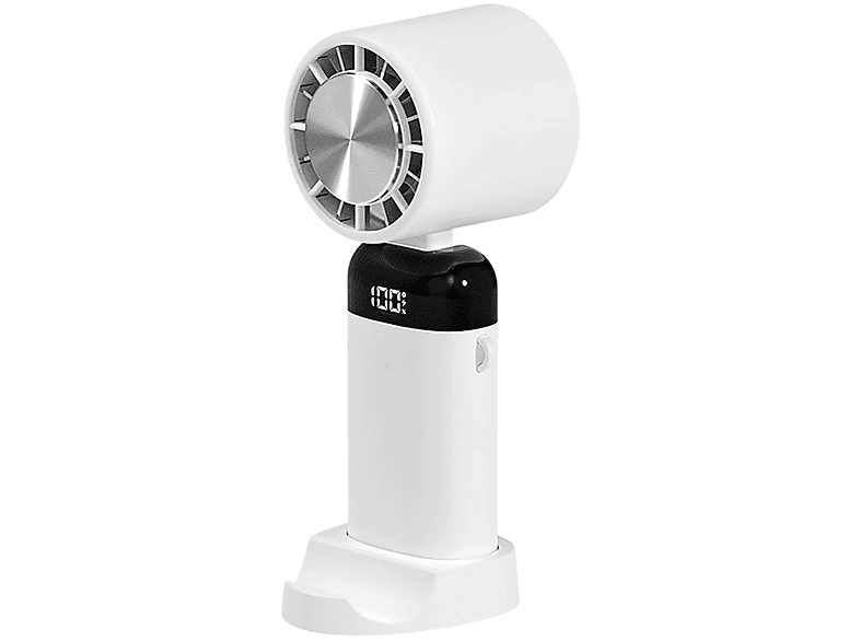 Ventilador sin aspas - SYNTEK Ventilador vertical sin aspas Pequeño  ventilador recargable por USB, 6 niveles de velocidad velocidades, Blanco