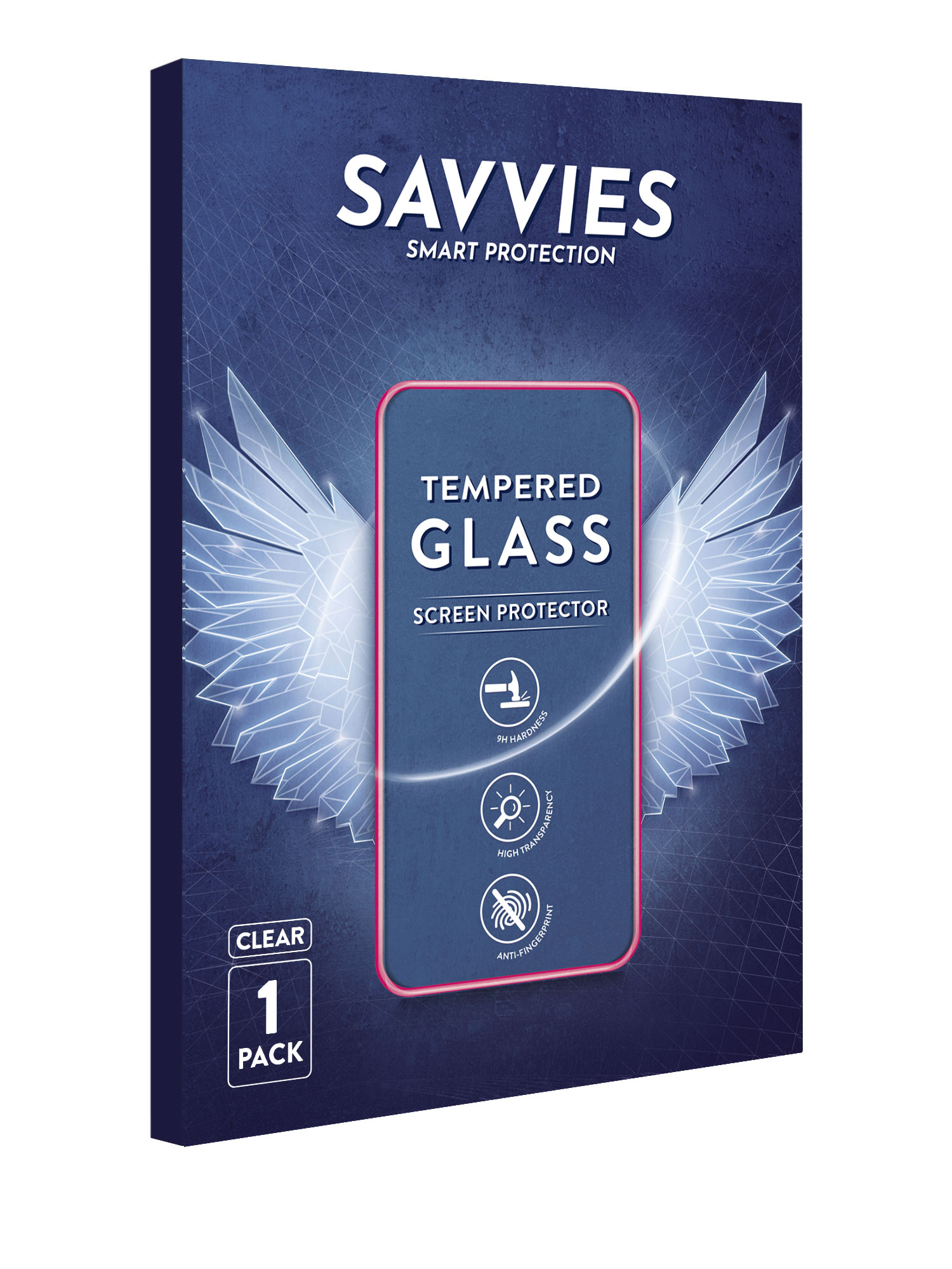SAVVIES 9H klares Note Redmi Schutzglas(für 9) Xiaomi