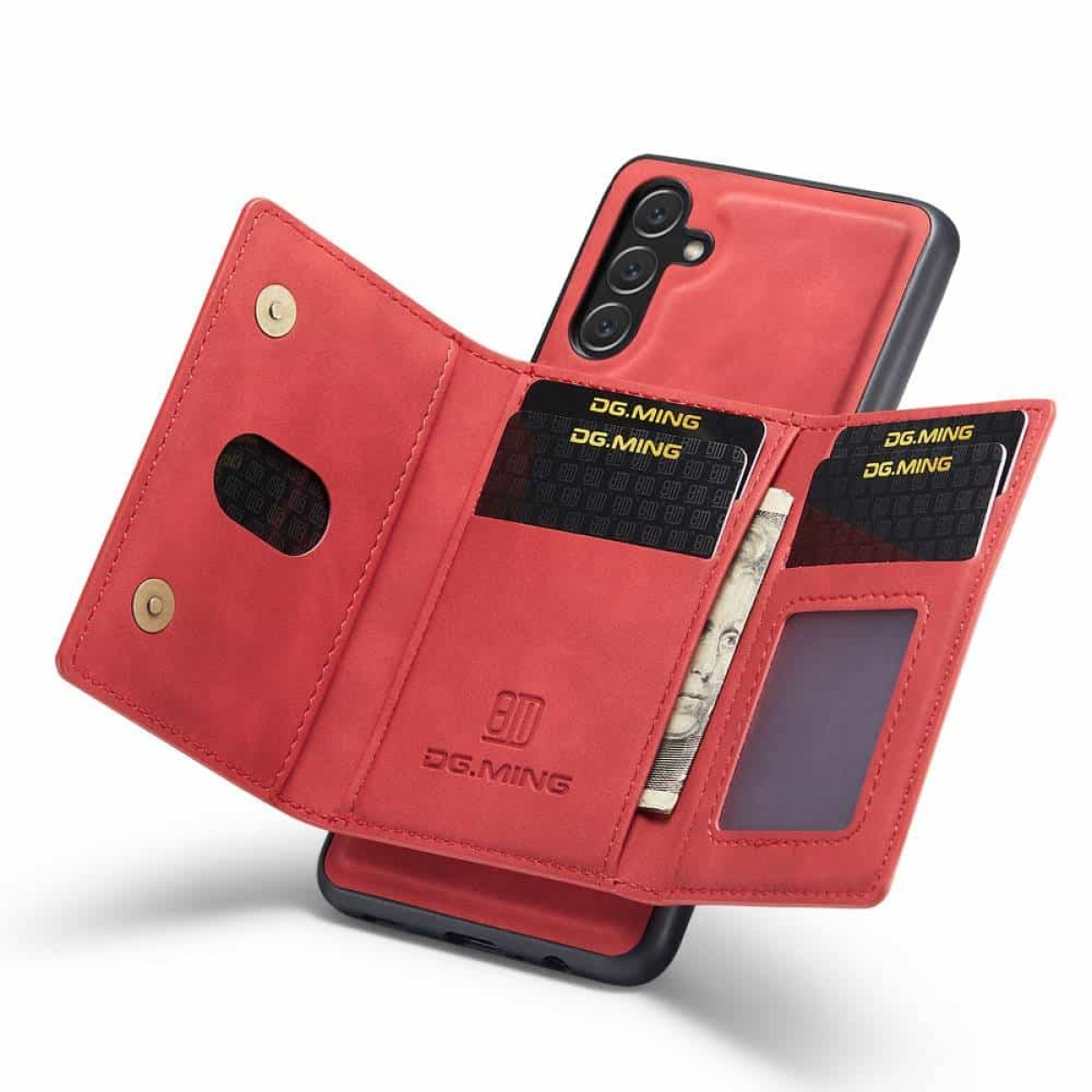Bookcover, Rot Galaxy DG 5G, Samsung, MING A54 2in1,