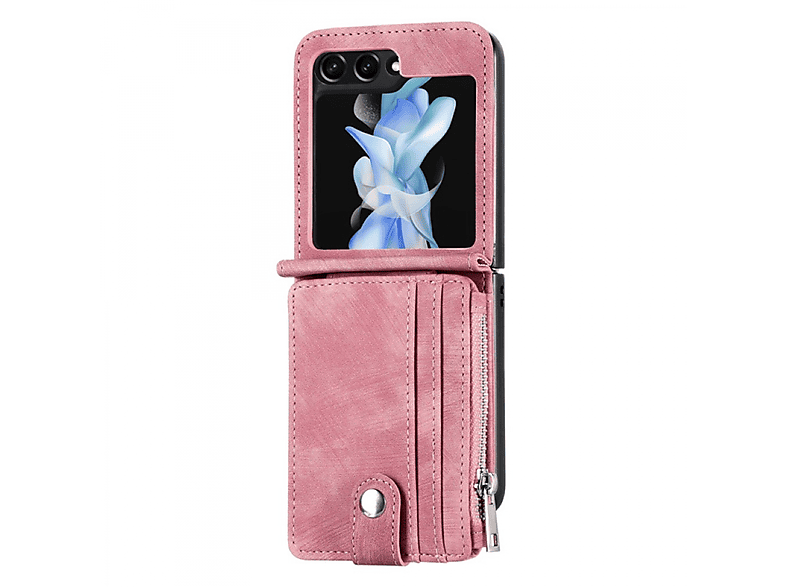 CASEONLINE 2in1, Backcover, Samsung, Z 5, Flip Rosa