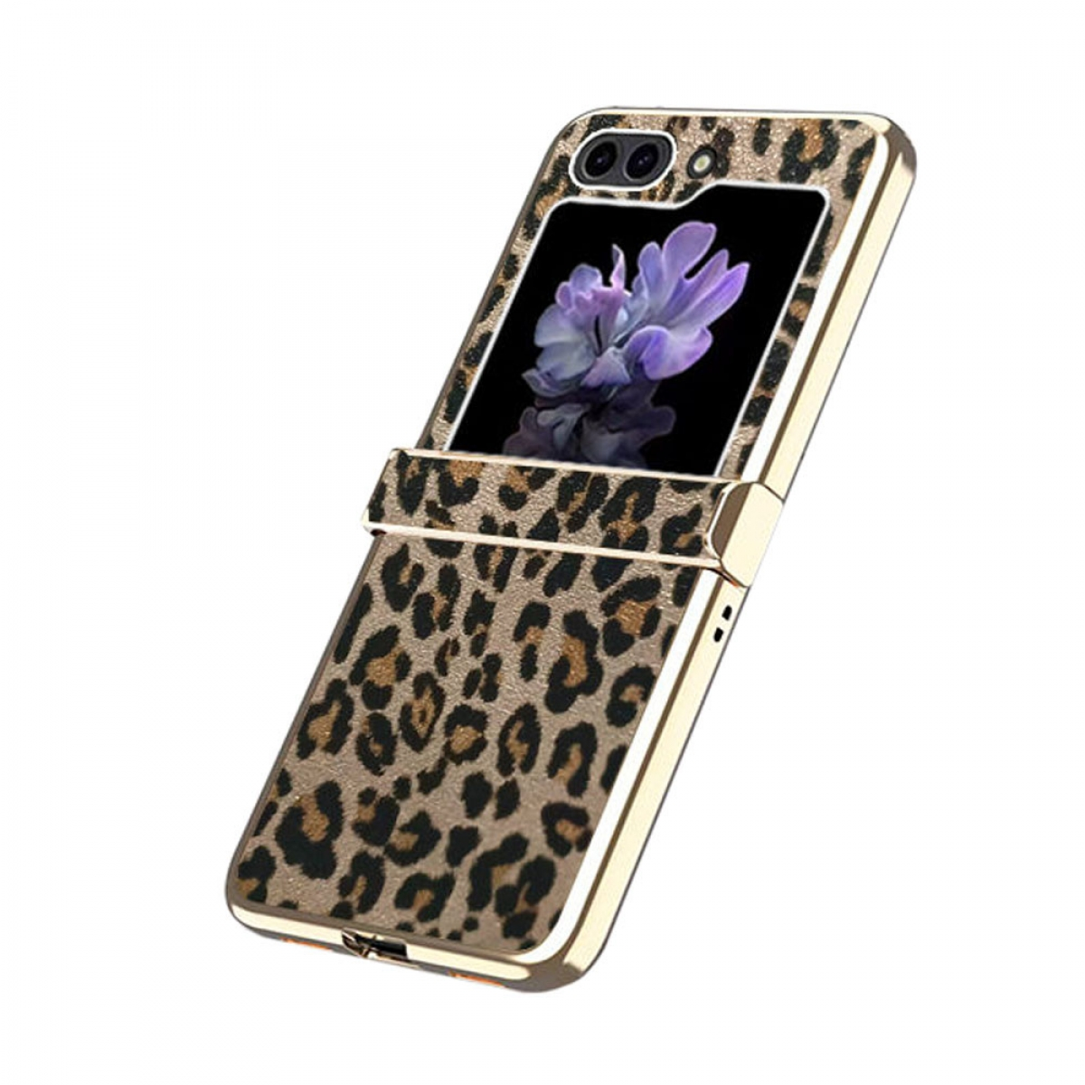 CASEONLINE Leopard Case, Backcover, Samsung, 5, Champagne Flip Z