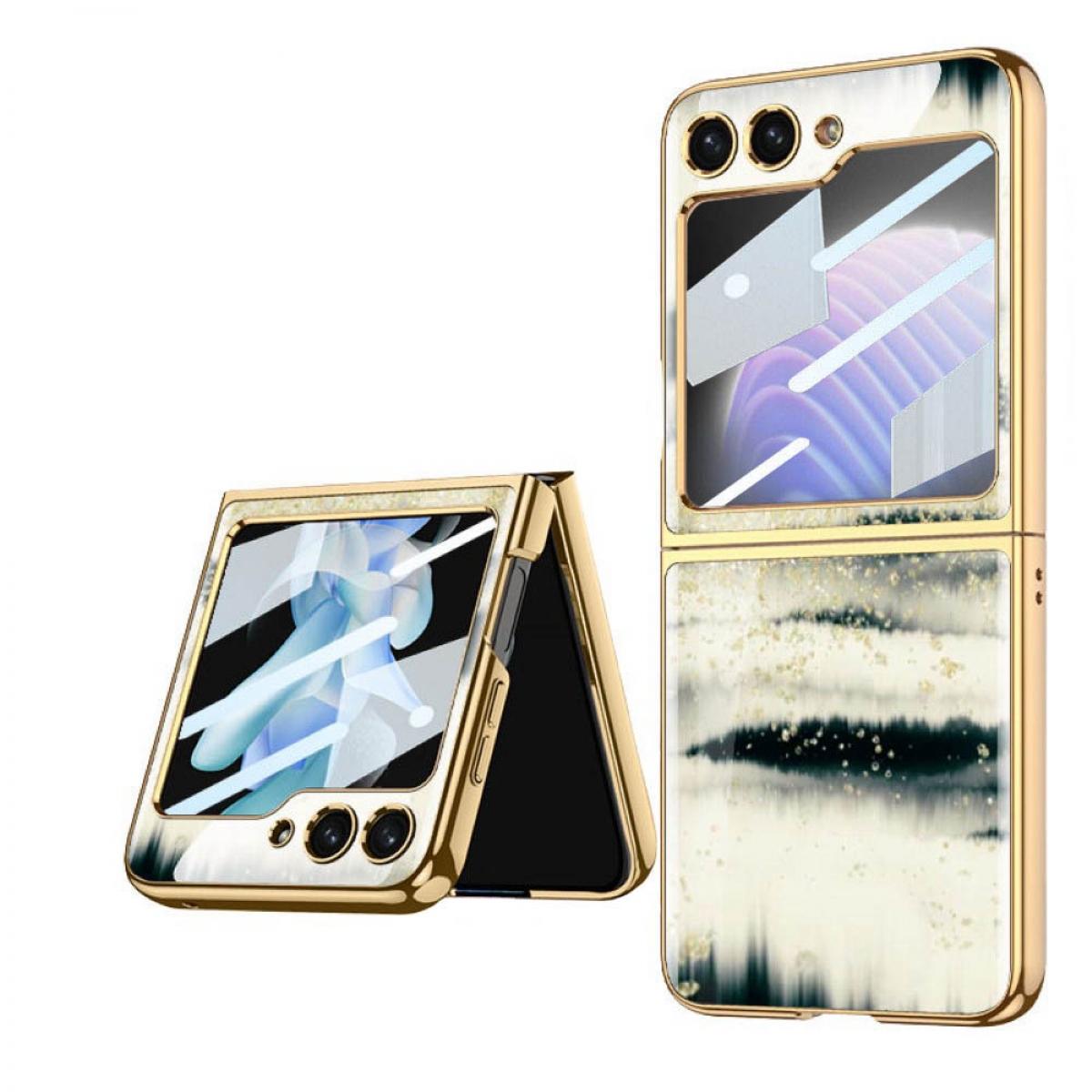 CASEONLINE Marble Glass Samsung, Case, Flip Artic Z 5, Backcover