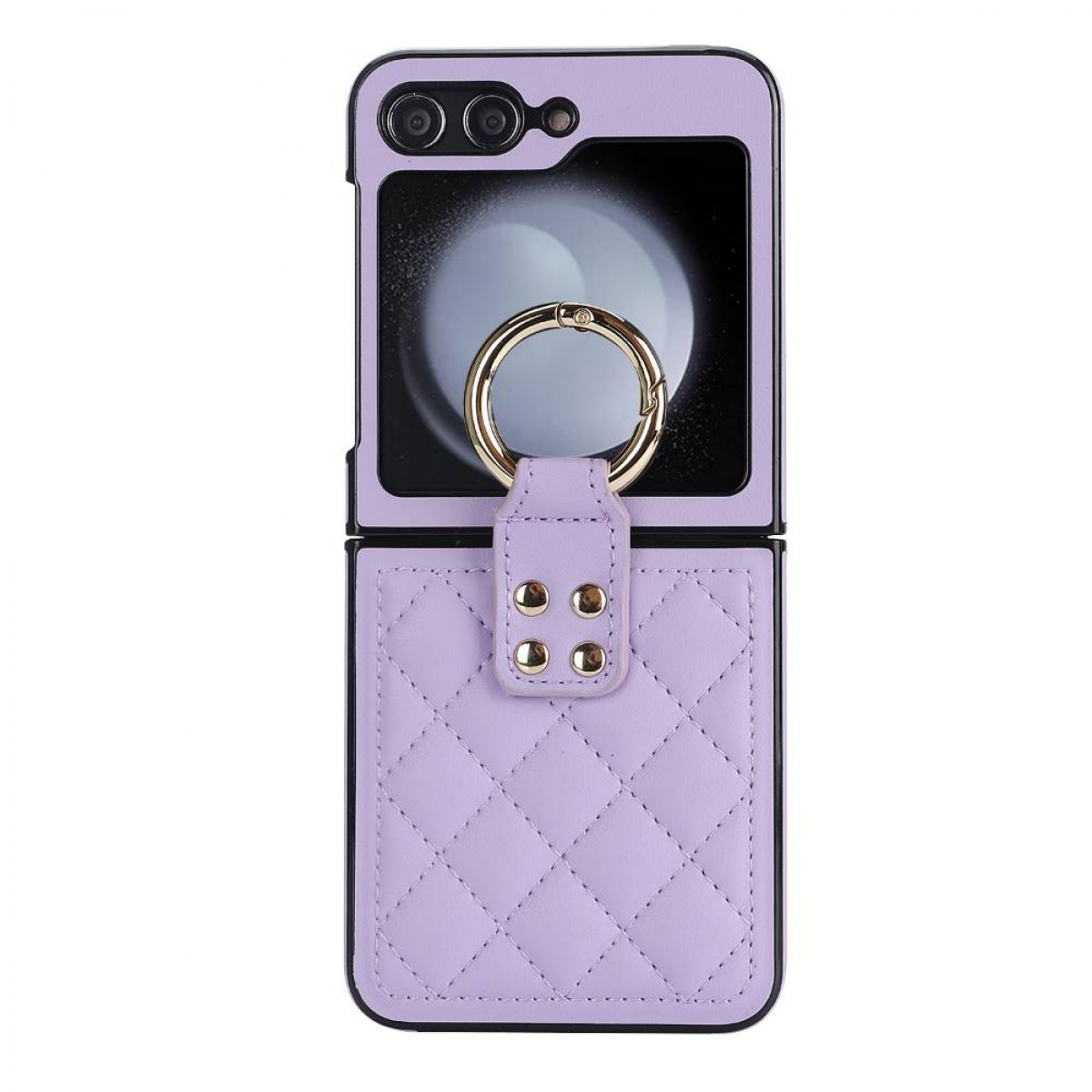 Z Samsung, Ring CASEONLINE Violett Backcover, Flip Rhombus 5, hülle,