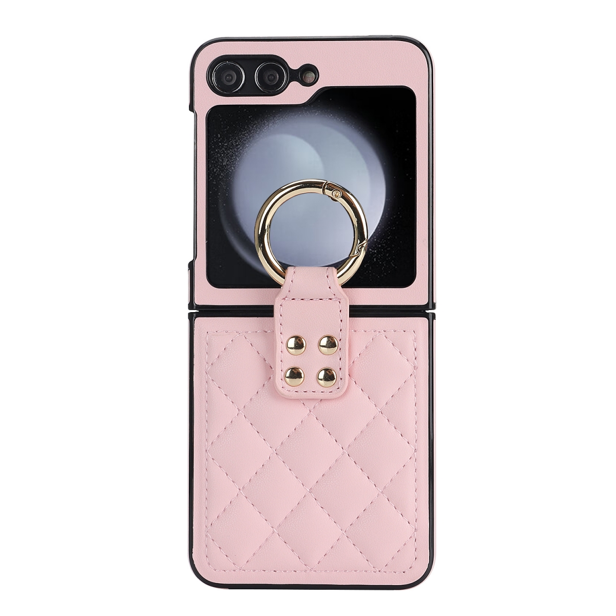 Flip Z 5, Backcover, Ring Samsung, CASEONLINE Rhombus Hell-Pink hülle,