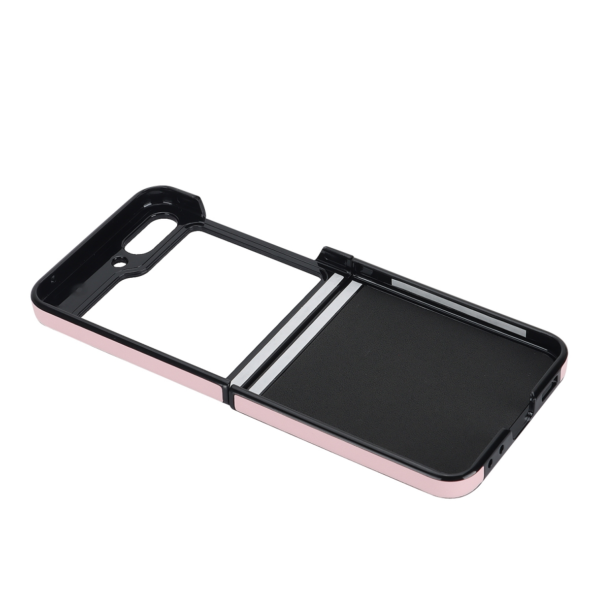 CASEONLINE Rhombus Ring hülle, Backcover, Z 5, Hell-Pink Flip Samsung