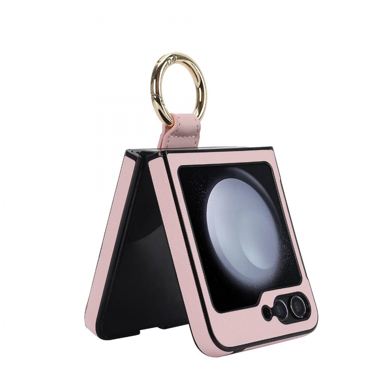 Flip Hell-Pink Ring Samsung, hülle, Backcover, 5, CASEONLINE Z Rhombus