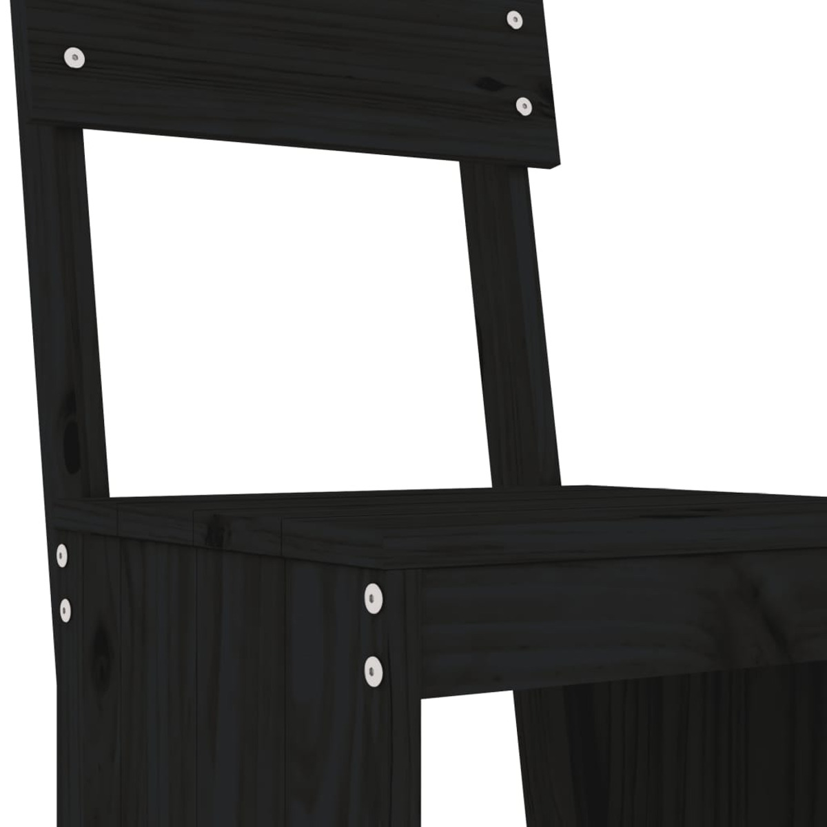 Schwarz Stuhlset, und VIDAXL 3157815 Gartentisch-