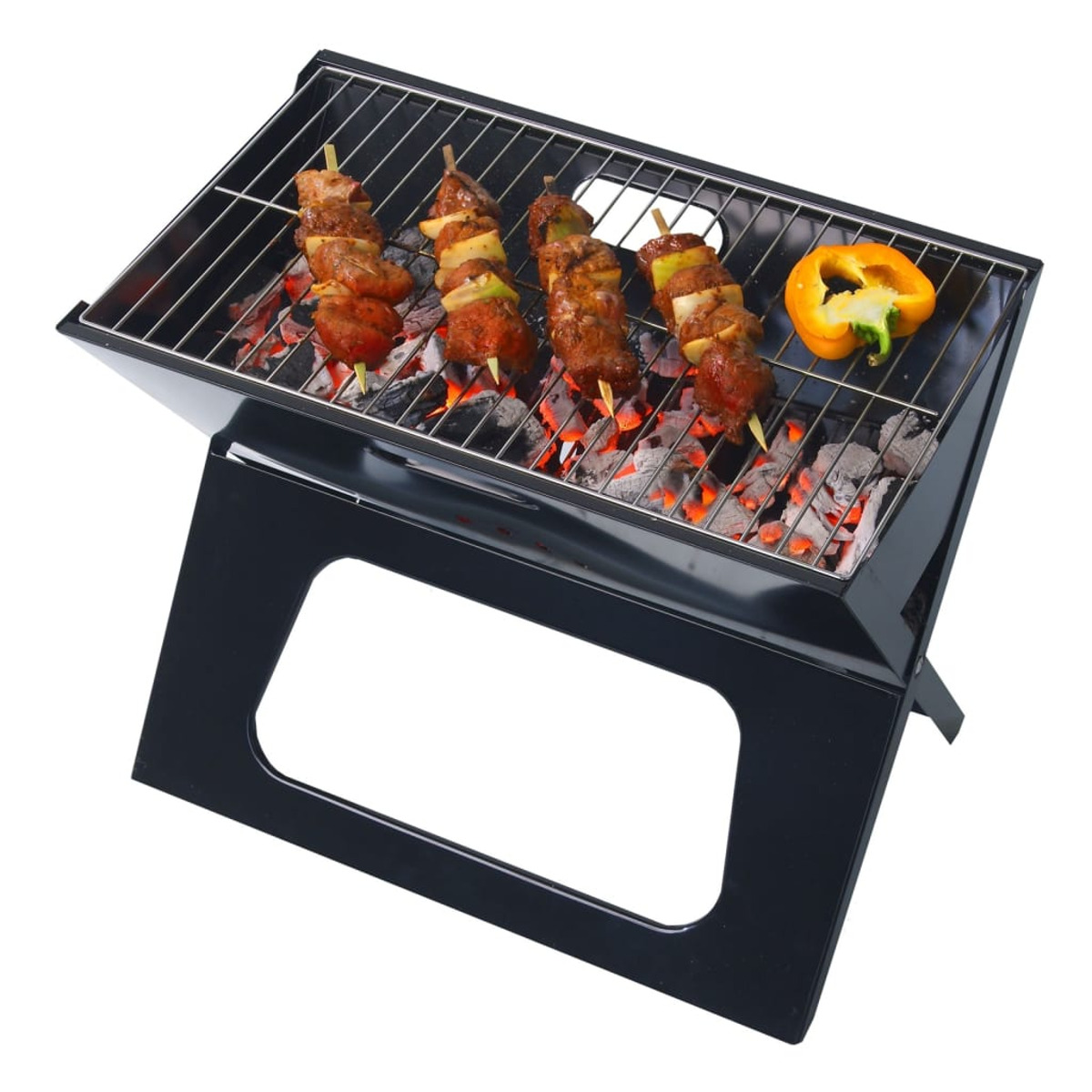 PRACTO 446135 GARDEN Schwarz Grill,