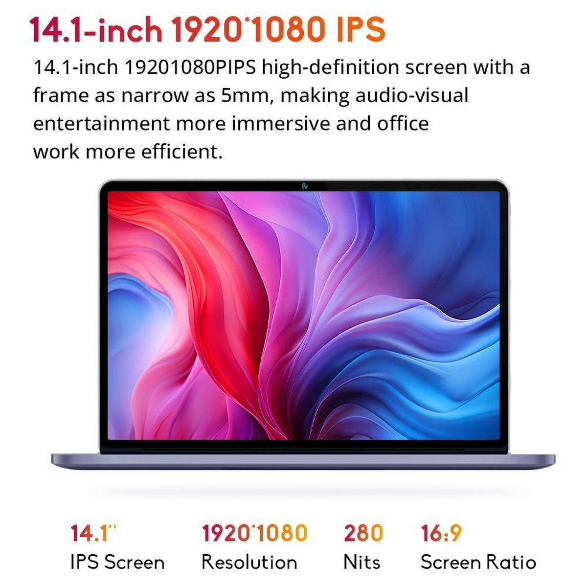 NINKEAR N14 Pro, Notebook mit 1 16 TB GB RAM, Zoll 14,1 SSD, grau Display