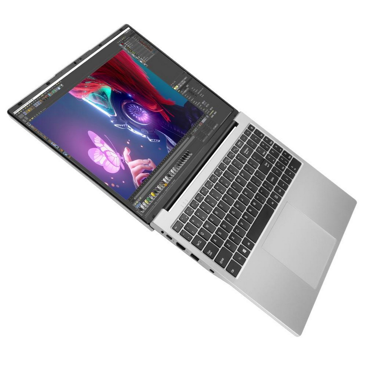 DERE R16 Pro, Notebook RAM, Celeron® Display, Intel® GB 12 Zoll Prozessor, SSD, mit Silber 512 16 GB