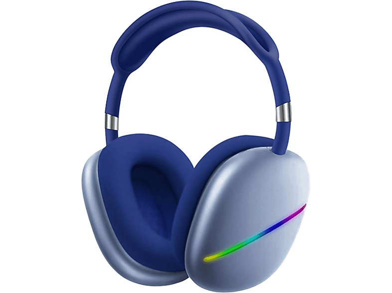 Sport, KINSI Over-ear Bluetooth-Kopfhörer Kabellos, Blau