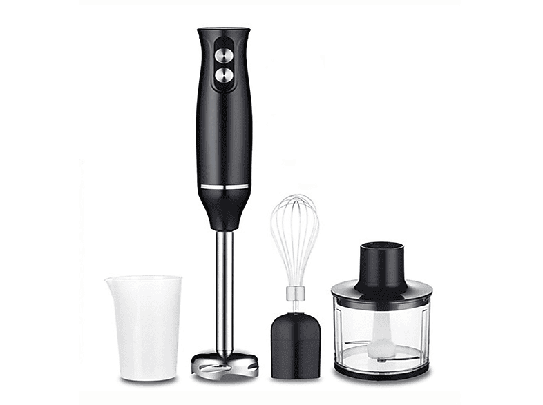 SYNTEK Mixer Schwarz Juice Cuisine Rührwerk Watt) Mixer Ergänzende (500 4-in-1 Schwarz Nahrungsmittelmaschine