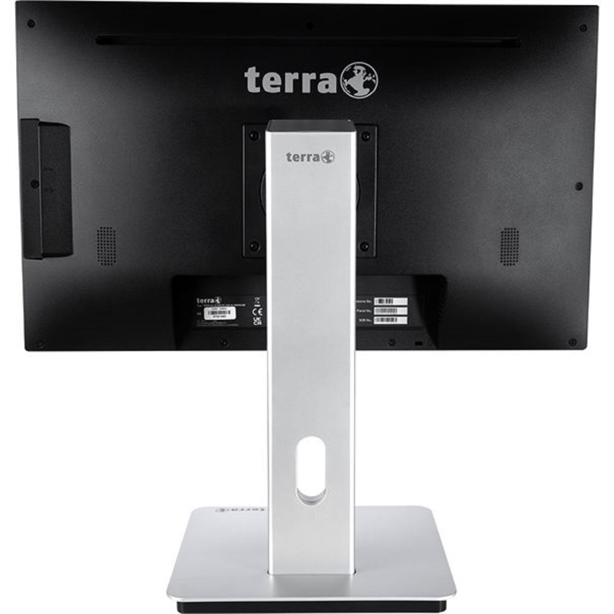 TERRA 2405HA GREENLINE, All-in-One PC + Display, 1 i5 schwarz GB (Front Rückseite TB Core™ RAM, Seite Zoll 23,8 Intel® 8 mit Silber Prozessor, + SSD, Fuss)