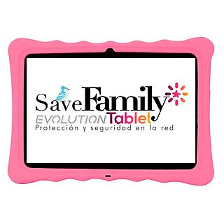 Tablet - SAVEFAMILY Evolution 10, Rosa, 32 GB, 10,1 ", 2 GB RAM, , Android