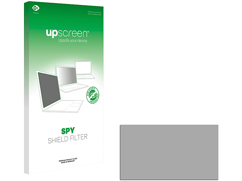 UPSCREEN Anti-Spy Blickschutzfilter(für Universal 43.9 cm (17.3 Zoll) [383 x 215 mm])