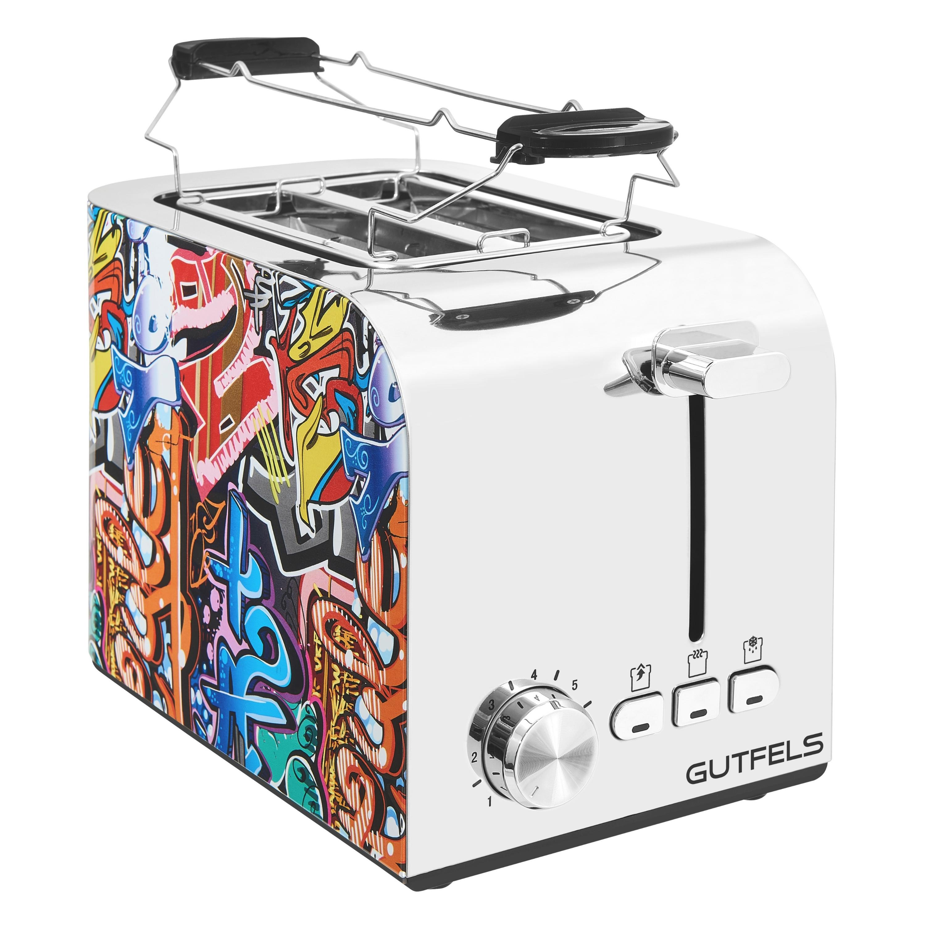 Edelstahl (850 Toaster 2) 3010 Watt, Schlitze: GUTFELS TOAST G