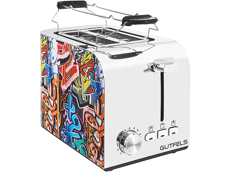Edelstahl (850 Toaster 2) 3010 Watt, Schlitze: GUTFELS TOAST G
