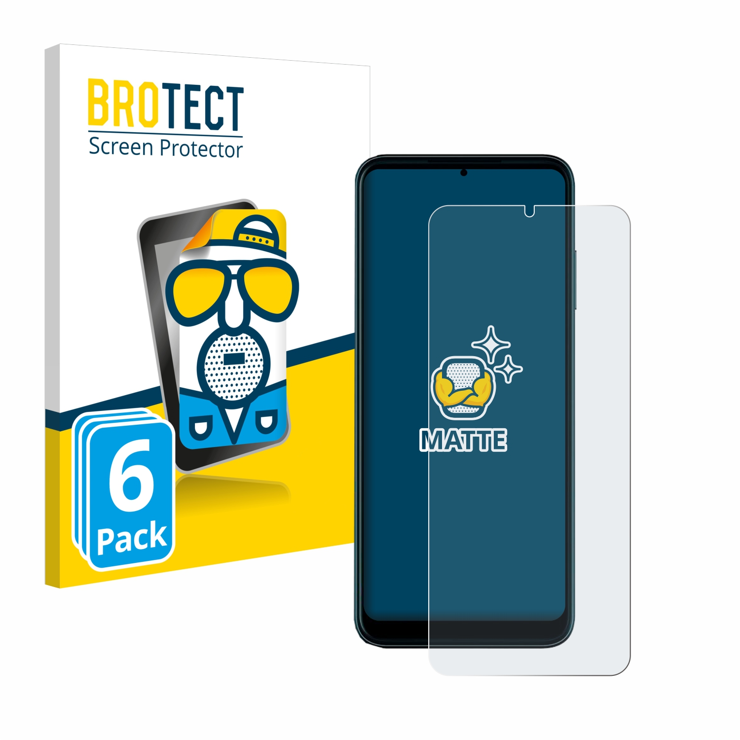 T Phone BROTECT Telekom 6x Schutzfolie(für Pro) matte
