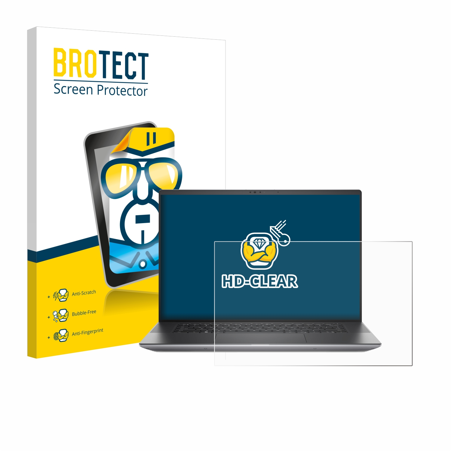 BROTECT klare Schutzfolie(für Precision 5680 Dell Workstation)