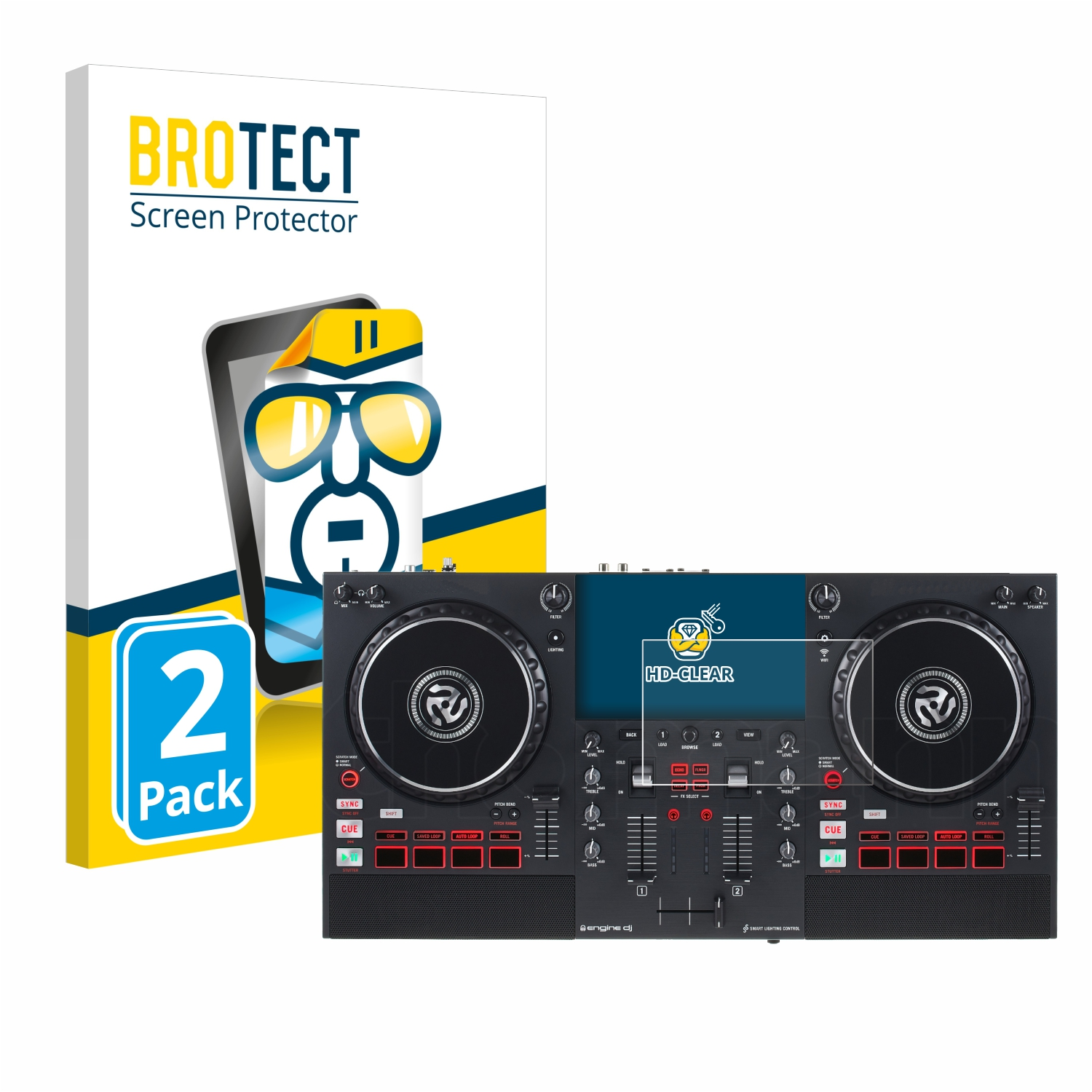 Mixstream Schutzfolie(für Numark Pro+) klare BROTECT 2x