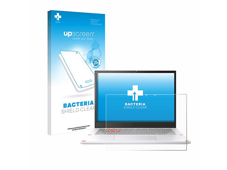 Flip) UPSCREEN CX34 Schutzfolie(für ASUS Chromebook klare Vibe antibakteriell