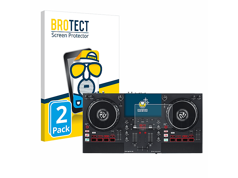 BROTECT 2x matte Schutzfolie(für Numark Mixstream Pro+)