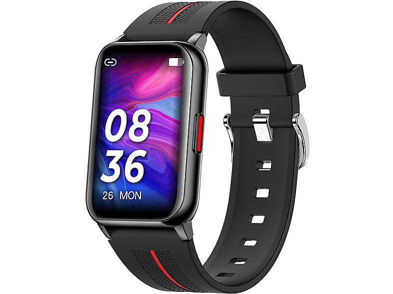 DAM ELECTRONICS DMAQ0022C00 Smartwatch Silikon, Schwarz