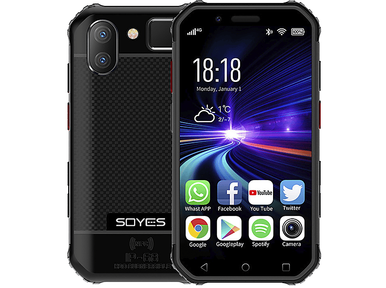 Móvil - DAM ELECTRONICS SMINI smartphone rugerizado S10 4G