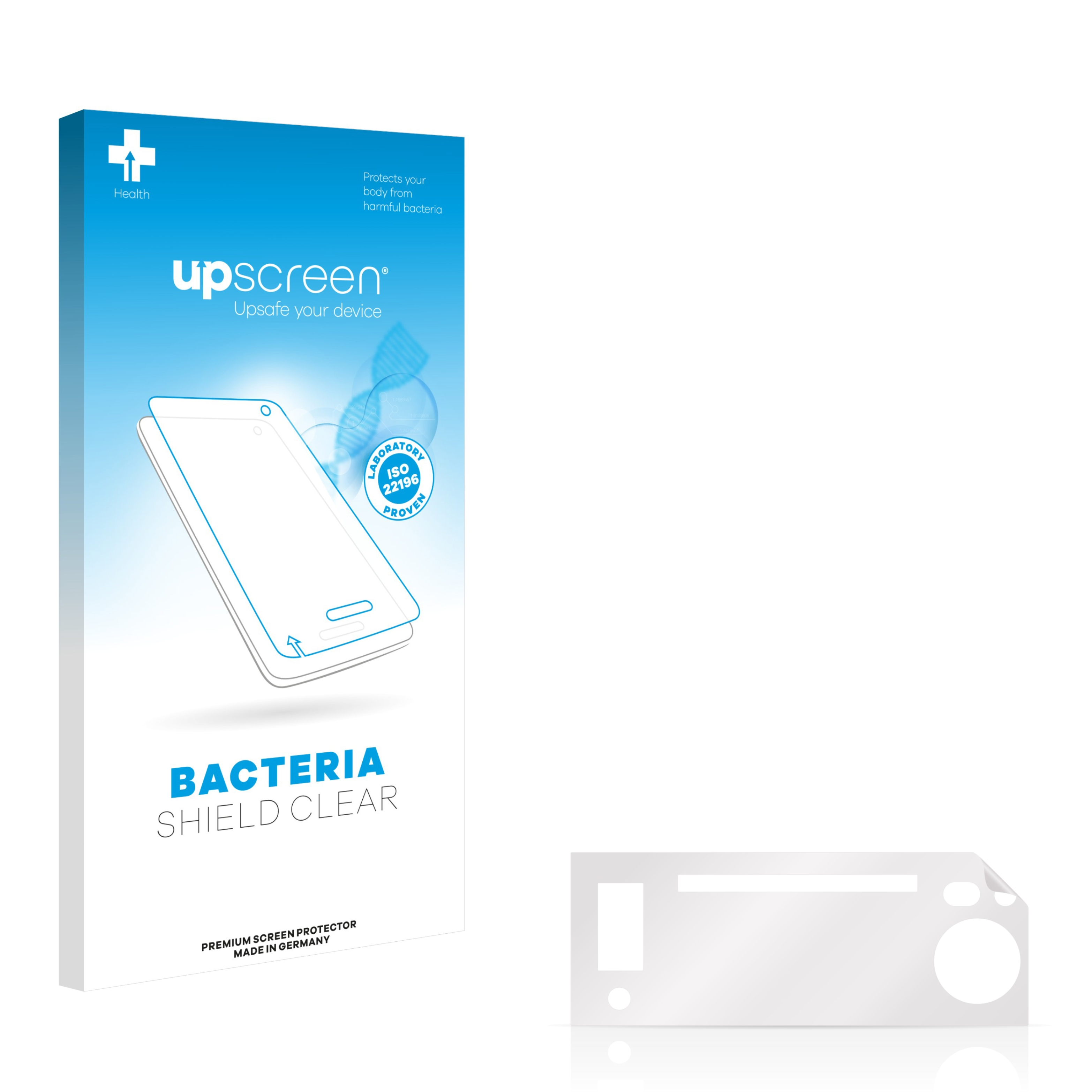 UPSCREEN antibakteriell klare Schutzfolie(für Pioneer CDJ-850-K)